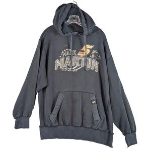 Chase Authentics Men's Sweatshirt  #5 Mark Martin GoDaddy.com Black Hoodie Sz XL